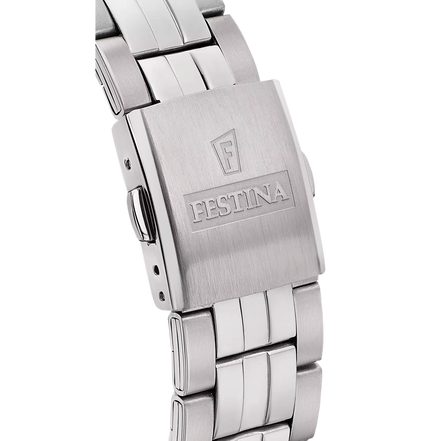 OROLOGIO FESTINA CLASSICS F20425/6 NERO CINTURINO IN ACCIAIO, UOMO