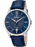 OROLOGIO FESTINA CLASSICS F20426/2 BLU CINTURINO IN PELLE, UOMO