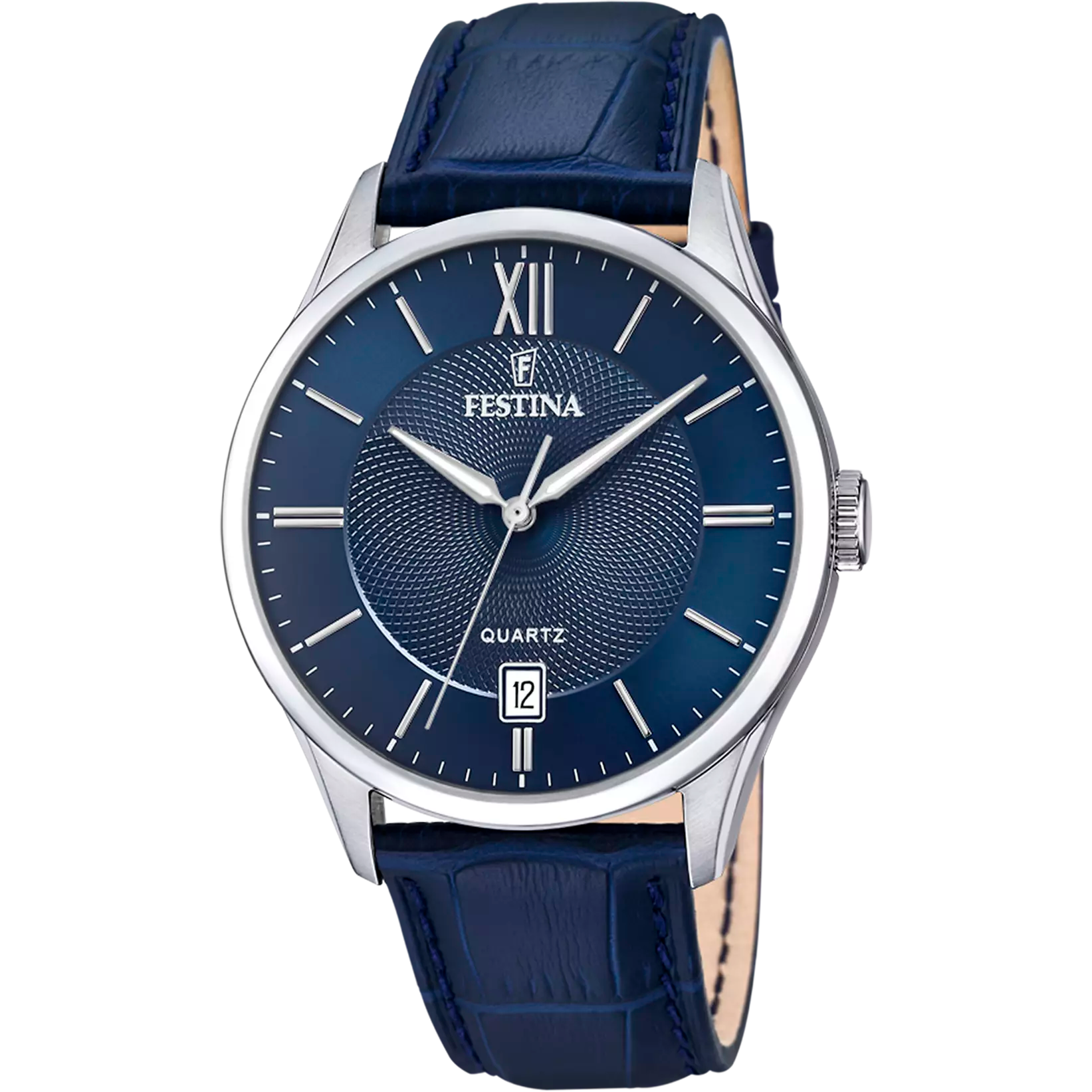 OROLOGIO FESTINA CLASSICS F20426/2 BLU CINTURINO IN PELLE, UOMO