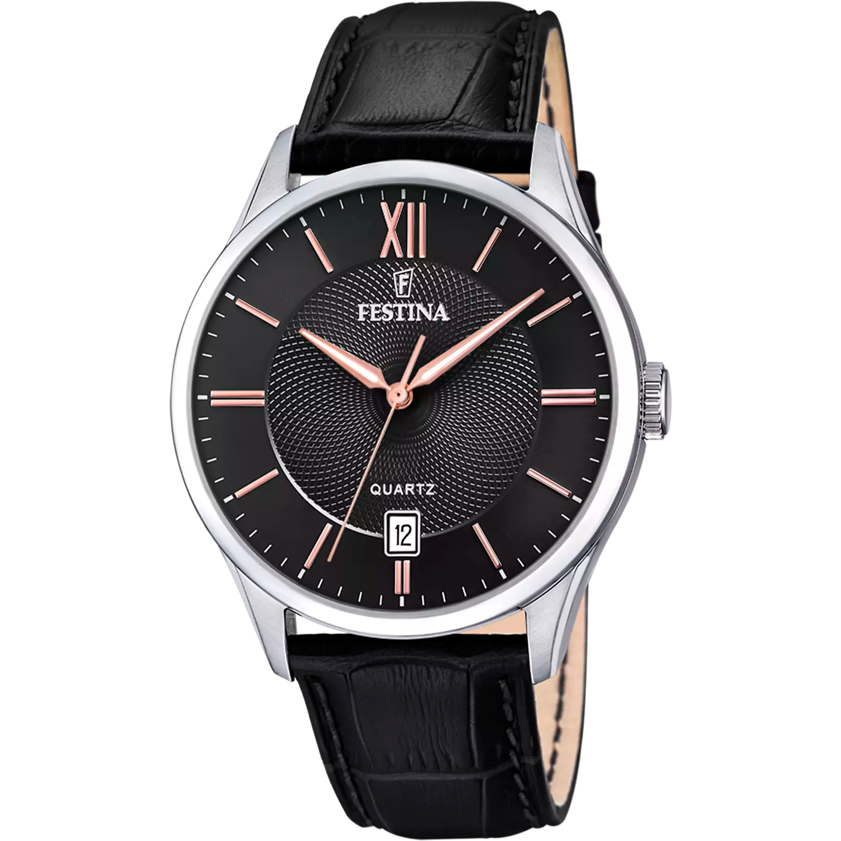 FESTINA - OROLOGIO  CLASSICS F20426/6 NERO CINTURINO IN PELLE