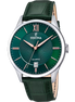 OROLOGIO FESTINA F20426/7 VERDE CON CINTURINO IN PELLE, UOMO
