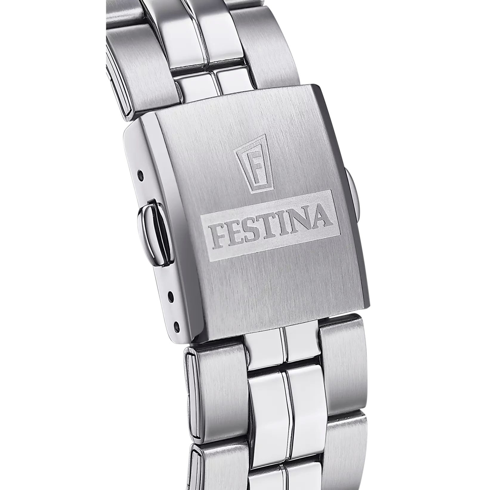 OROLOGIO FESTINA CLASSICS F20437/1 BIANCO CINTURINO IN ACCIAIO, UOMO