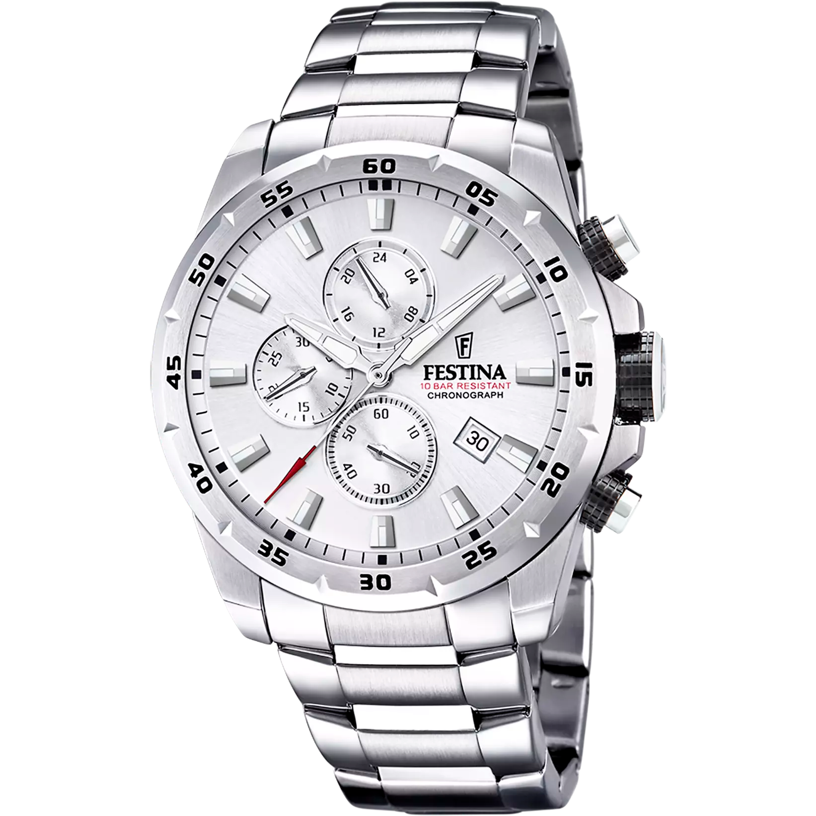 Festina Chrono Sport orologio cronografo uomo silver F20463/1