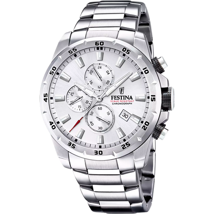 Festina Chrono Sport orologio cronografo uomo silver F20463/1