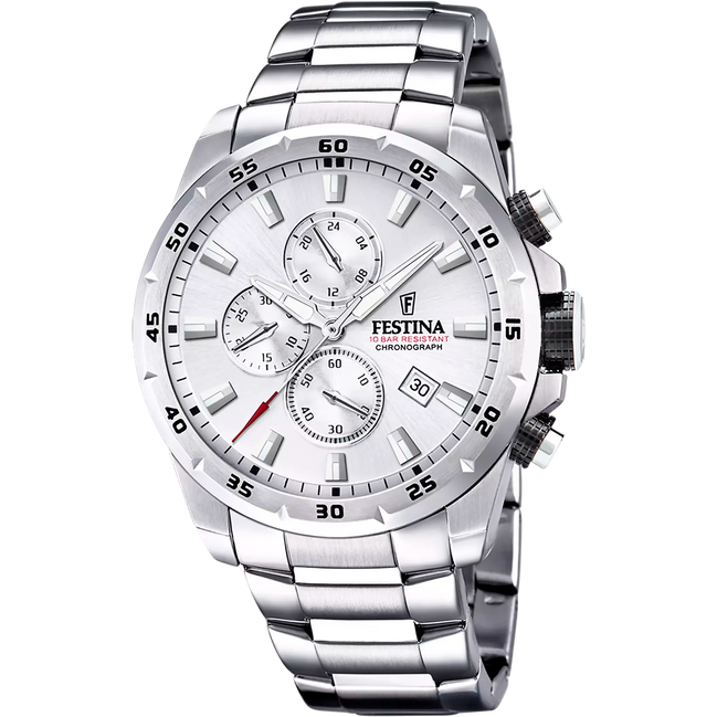 Festina Chrono Sport orologio cronografo uomo silver F20463/1