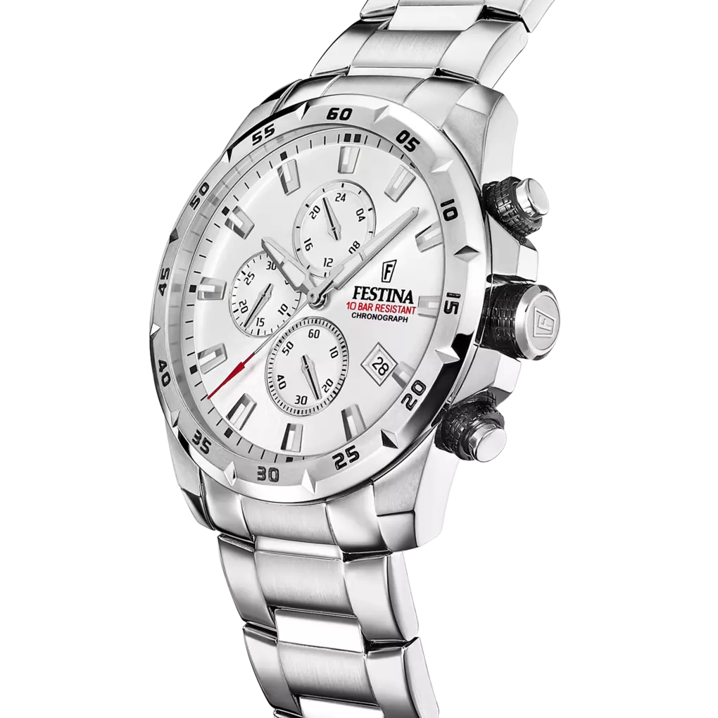 Festina Chrono Sport orologio cronografo uomo silver F20463/1