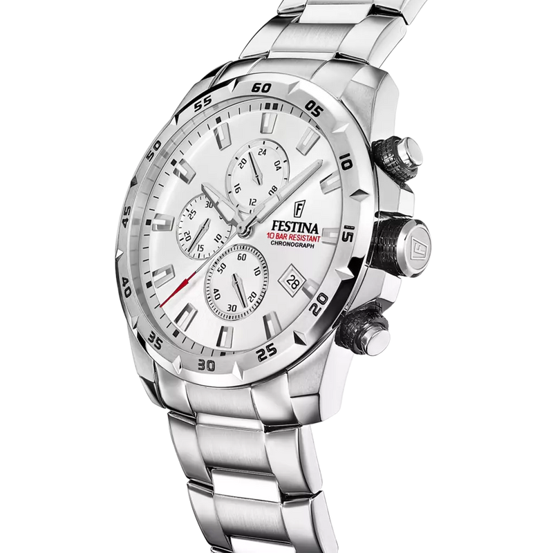 Festina Chrono Sport orologio cronografo uomo silver F20463/1