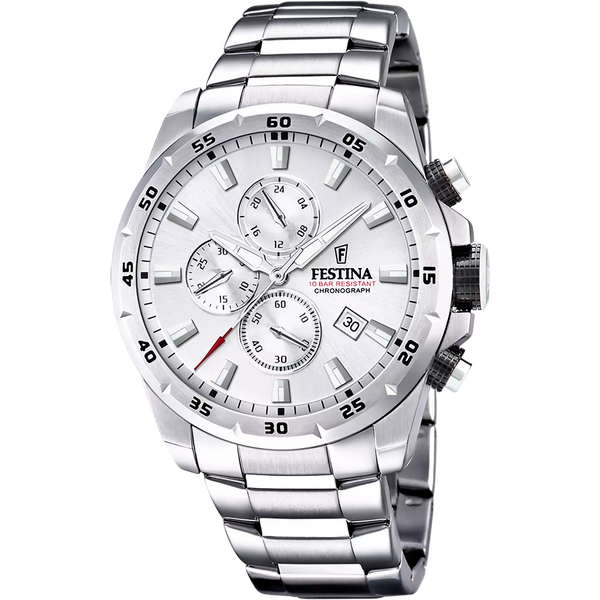 Festina Chrono Sport orologio cronografo uomo silver F20463/1