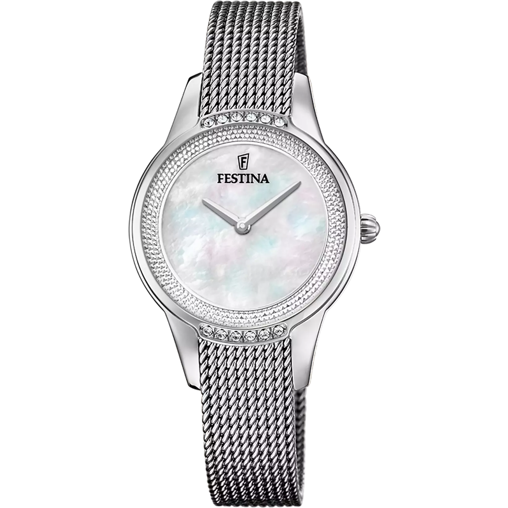 OROLOGIO FESTINA MADEMOISELLE F20494/4 BEIGE CINGHIA ACCIAIO INOSSIDABILE 316L, DONNA