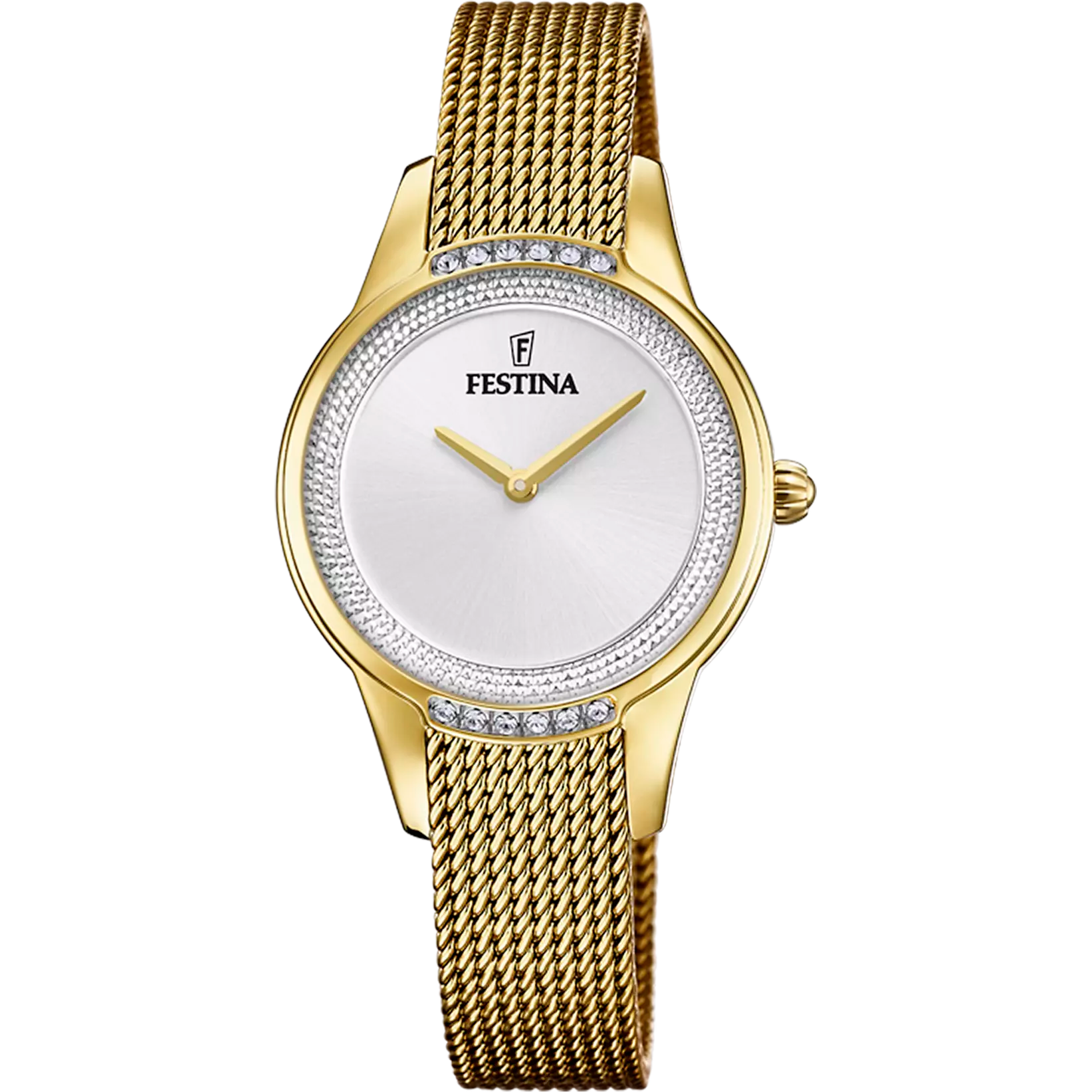 Festina Mademoiselle orologio argento bracciale in acciaio donna F20495/1