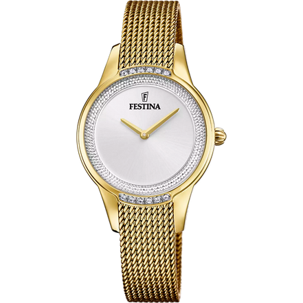 Festina Mademoiselle orologio argento bracciale in acciaio donna F20495/1