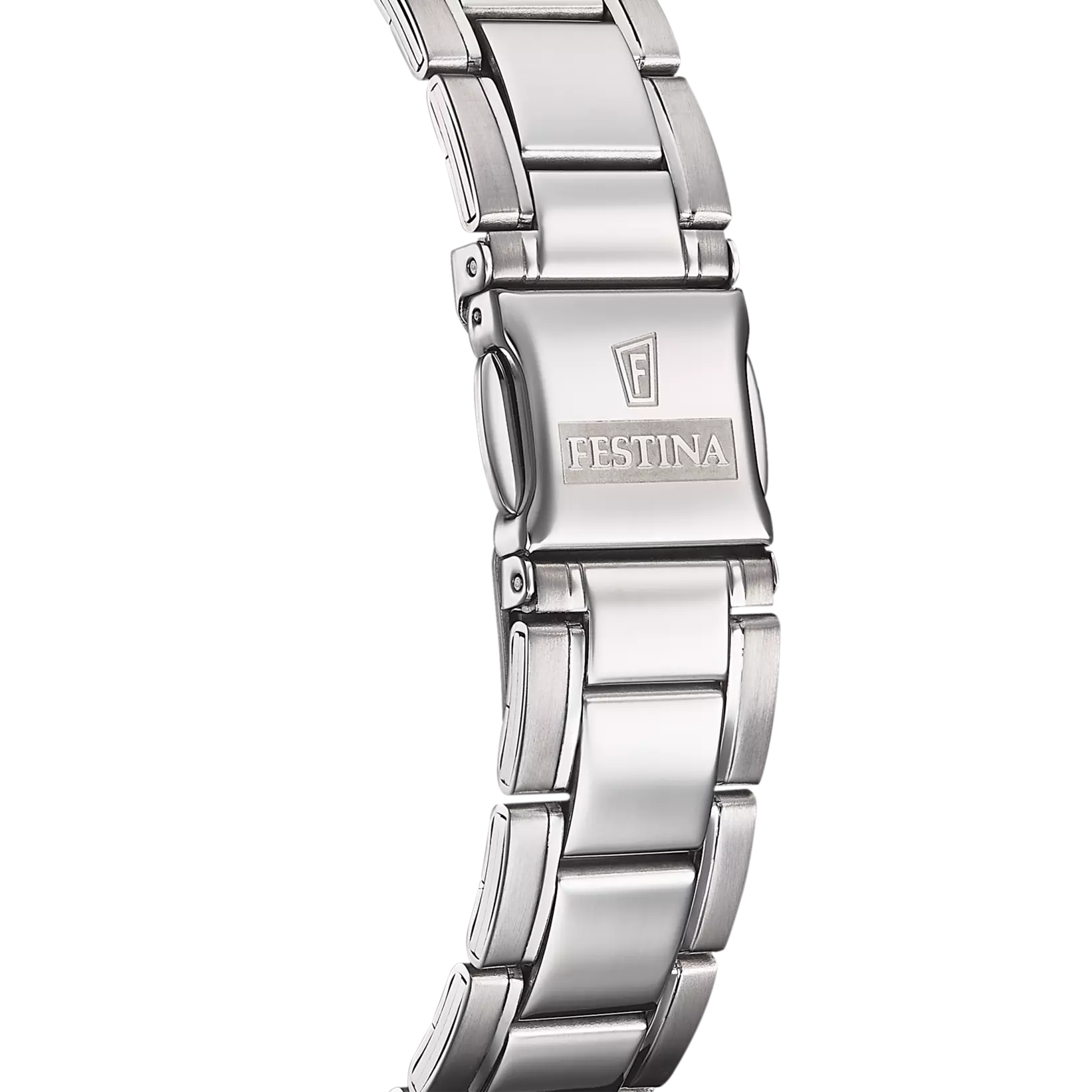 OROLOGIO FESTINA CLASSICS F20511/1 BIANCO CINTURINO IN ACCIAIO, UOMO