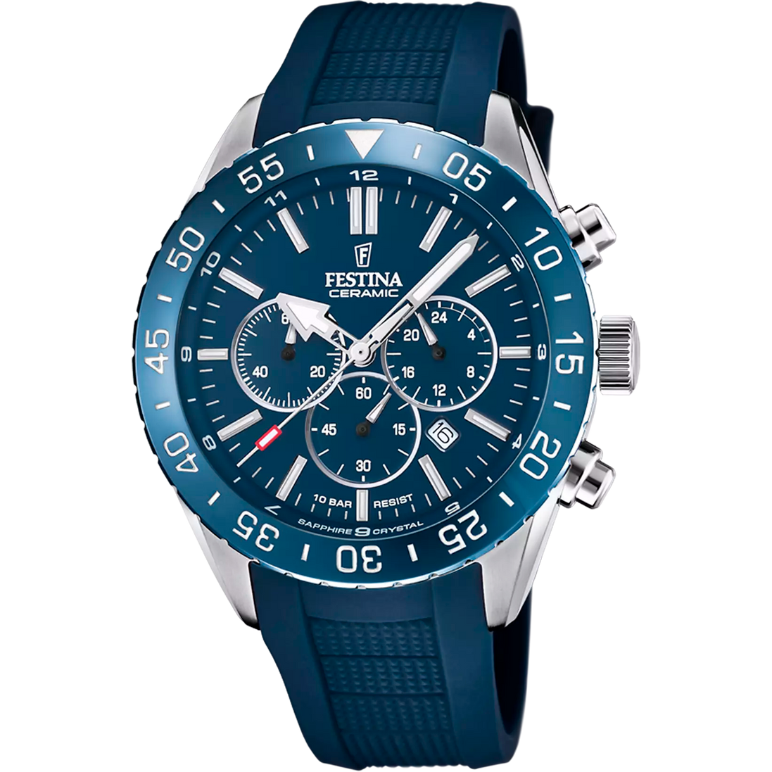 Festina Ceramic orologio cronografo uomo blu F20515/1