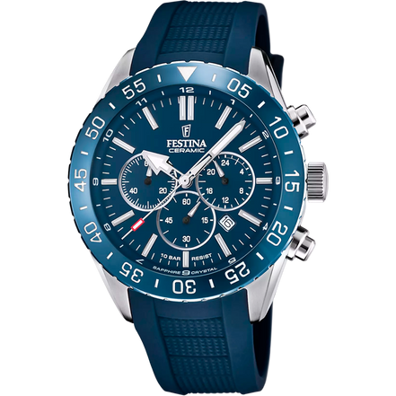 Festina Ceramic orologio cronografo uomo blu F20515/1