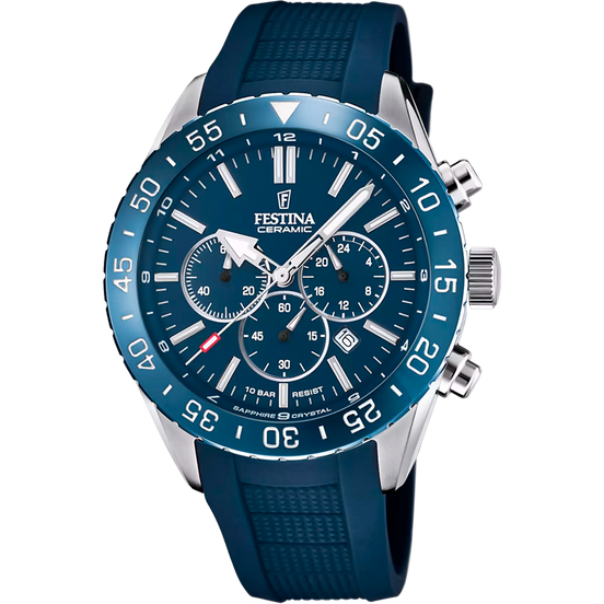 Festina Ceramic orologio cronografo uomo blu F20515/1