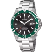 OROLOGIO FESTINA AUTOMATICO F20531/2 NERO CINTURINO IN ACCIAIO, UOMO