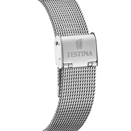 OROLOGIO FESTINA AUTOMATICO F20534/1 ARGENTO CINTURINO IN ACCIAIO, UOMO