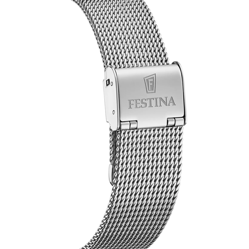 OROLOGIO FESTINA AUTOMATICO F20534/1 ARGENTO CINTURINO IN ACCIAIO, UOMO