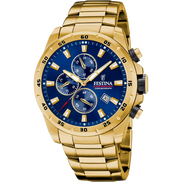 Festina Sport Chrono orologio uomo golden/blu F20541/2
