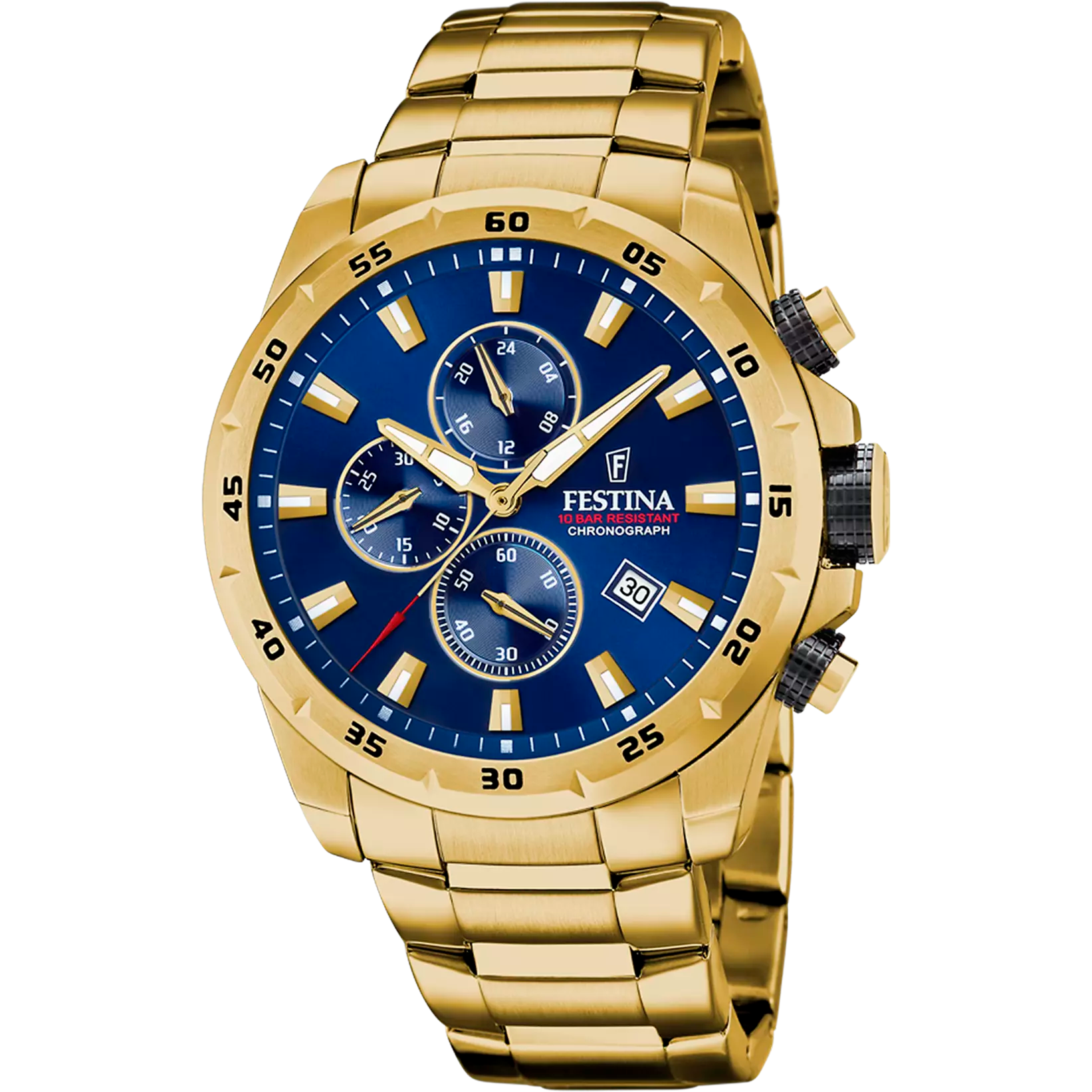 Festina Sport Chrono orologio uomo golden/blu F20541/2