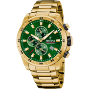 Festina Sport Chrono orologio uomo golden/verde F20541/3