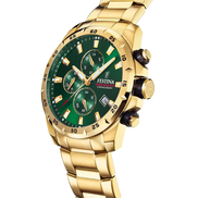 Festina Sport Chrono orologio uomo golden/verde F20541/3