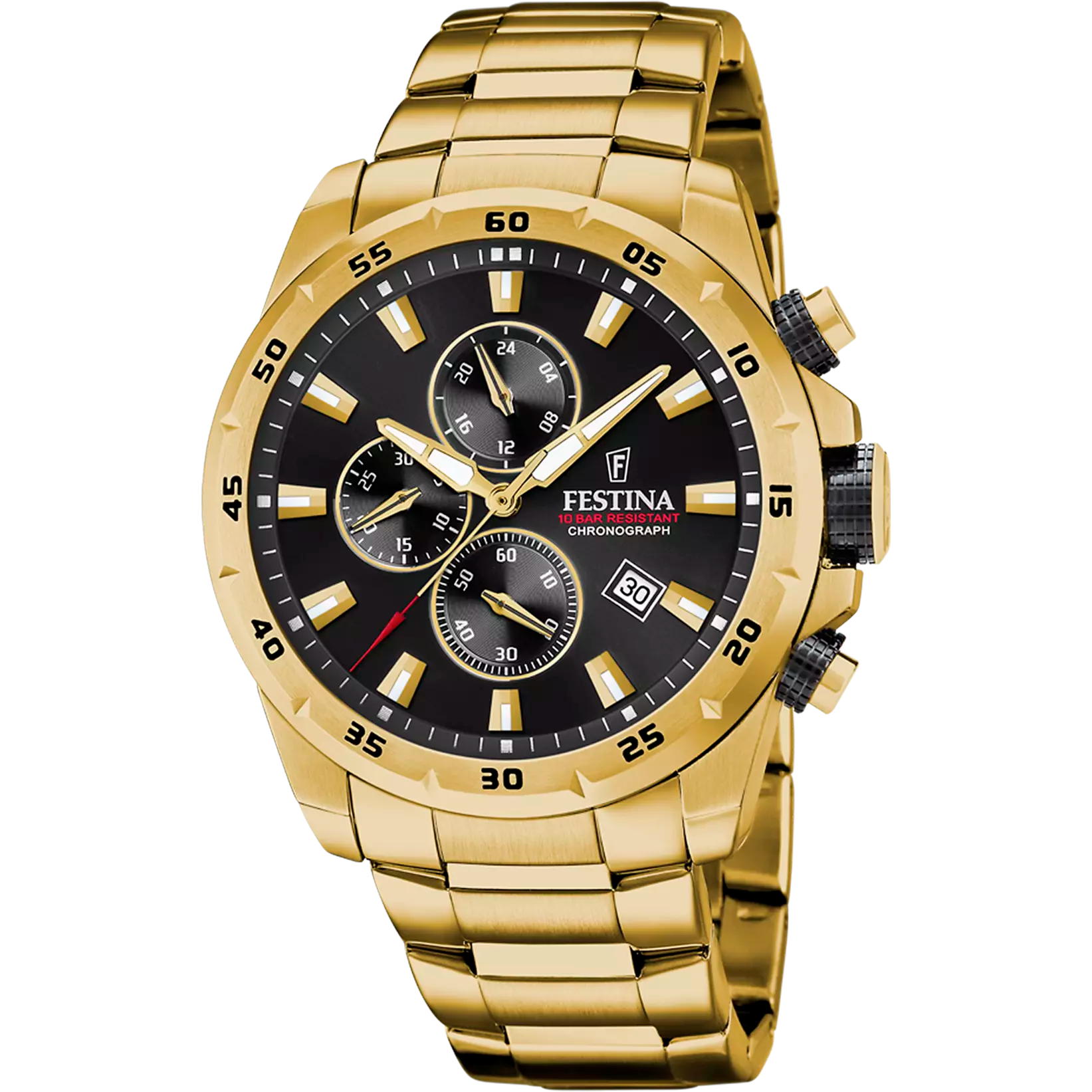 Festina Sport Chrono orlogio uomo golden/nero F20541/4