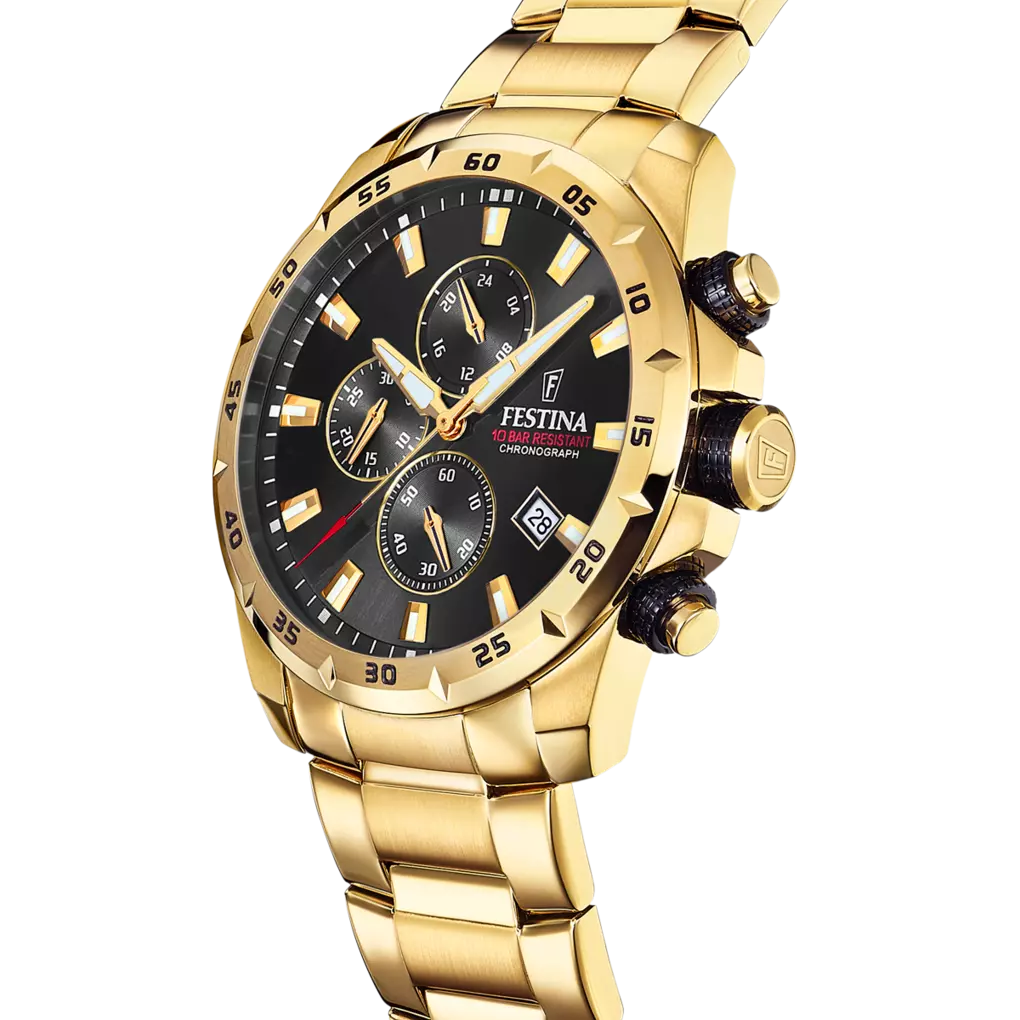 Festina Sport Chrono orlogio uomo golden/nero F20541/4