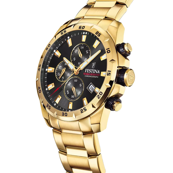 Festina Sport Chrono orlogio uomo golden/nero F20541/4