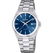 OROLOGIO FESTINA CLASSICO IN ACCIAIO F20552/3 BLU CON CINTURINO IN ACCIAIO, UOMO