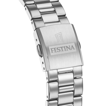 OROLOGIO FESTINA CLASSICO IN ACCIAIO F20552/3 BLU CON CINTURINO IN ACCIAIO, UOMO