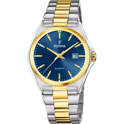 OROLOGIO FESTINA CLASSICO IN ACCIAIO F20554/4 BLU CON CINTURINO IN ACCIAIO, UOMO
