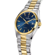 OROLOGIO FESTINA CLASSICO IN ACCIAIO F20554/4 BLU CON CINTURINO IN ACCIAIO, UOMO
