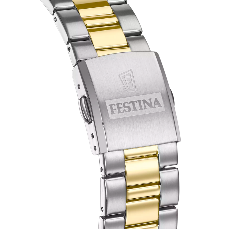 OROLOGIO FESTINA CLASSICO IN ACCIAIO F20554/4 BLU CON CINTURINO IN ACCIAIO, UOMO