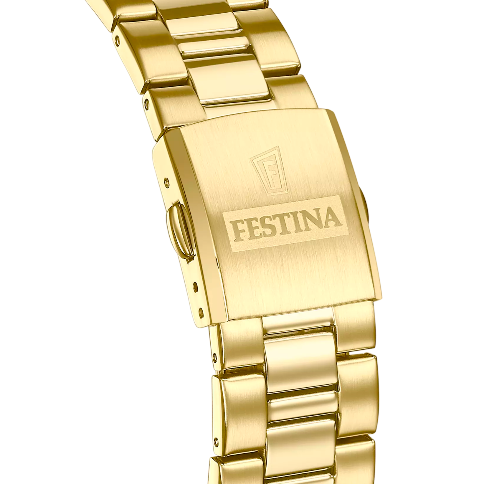 OROLOGIO FESTINA IN ACCIAIO CLASSICO F20555/2 BIANCO CINTURINO IN ACCIAIO, UOMO