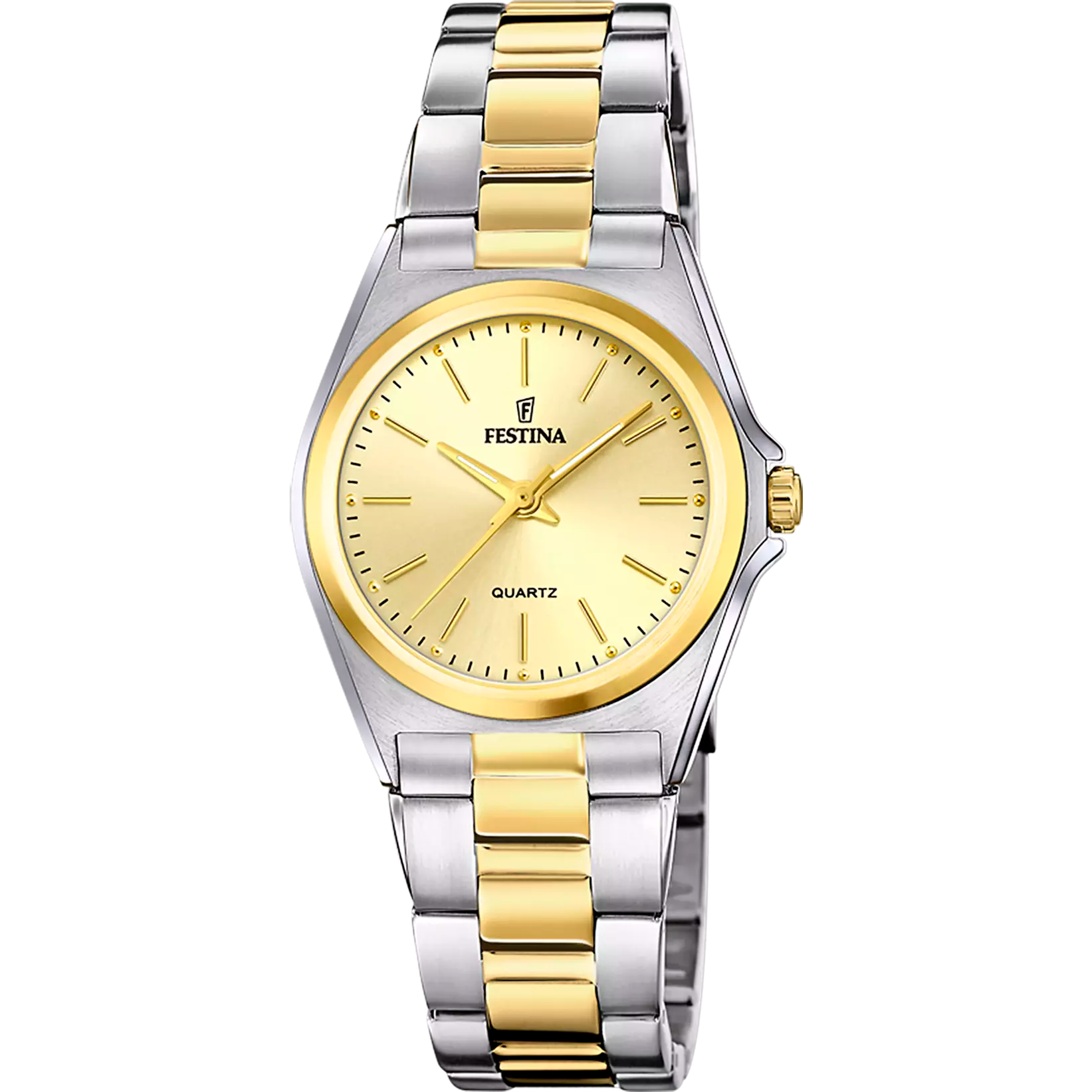 OROLOGIO FESTINA IN ACCIAIO CLASSICO F20556/3 CON CINTURINO IN ACCIAIO, DONNA. COLORE CHAMPAGNE.