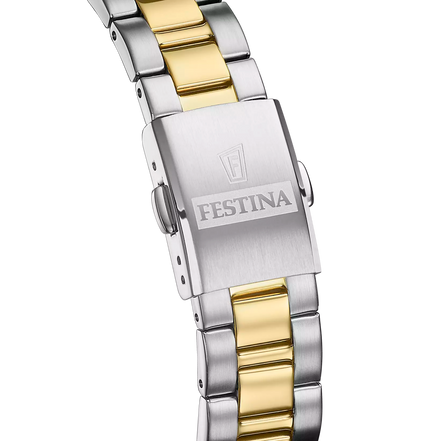 OROLOGIO FESTINA IN ACCIAIO CLASSICO F20556/3 CON CINTURINO IN ACCIAIO, DONNA. COLORE CHAMPAGNE.