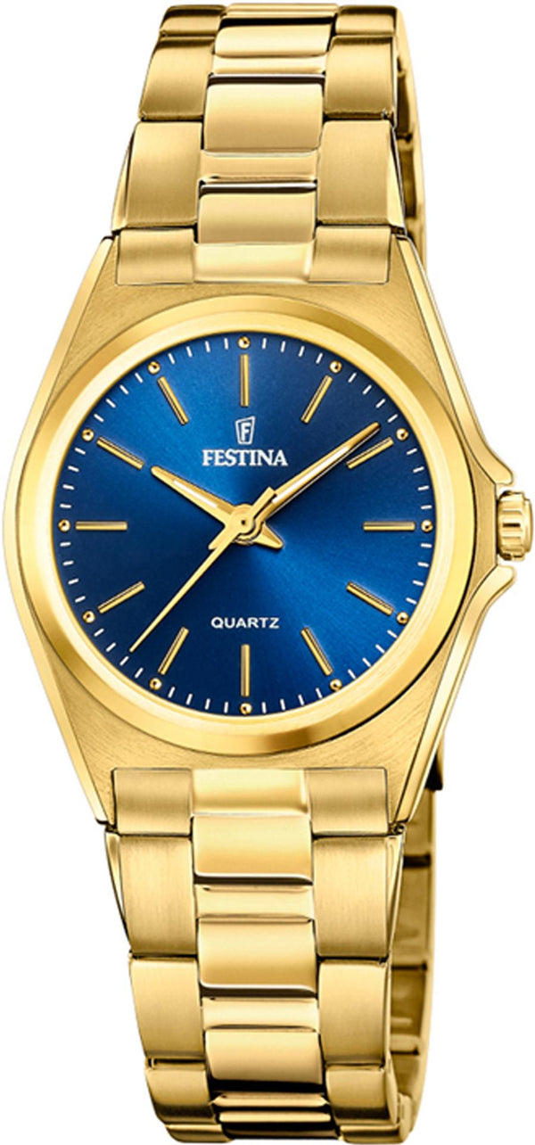 OROLOGIO FESTINA CLASSICS F20557/4 CON CINTURINO IN ACCIAIO BLU, DONNA.