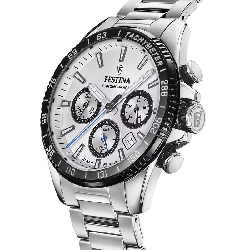 OROLOGIO FESTINA F20560/1 ARGENTO BRACCIALE IN ACIAIO, UOMO