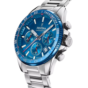 OROLOGIO FESTINA F20560/3 BLU CON CINTURINO IN ACCIAIO, UOMO