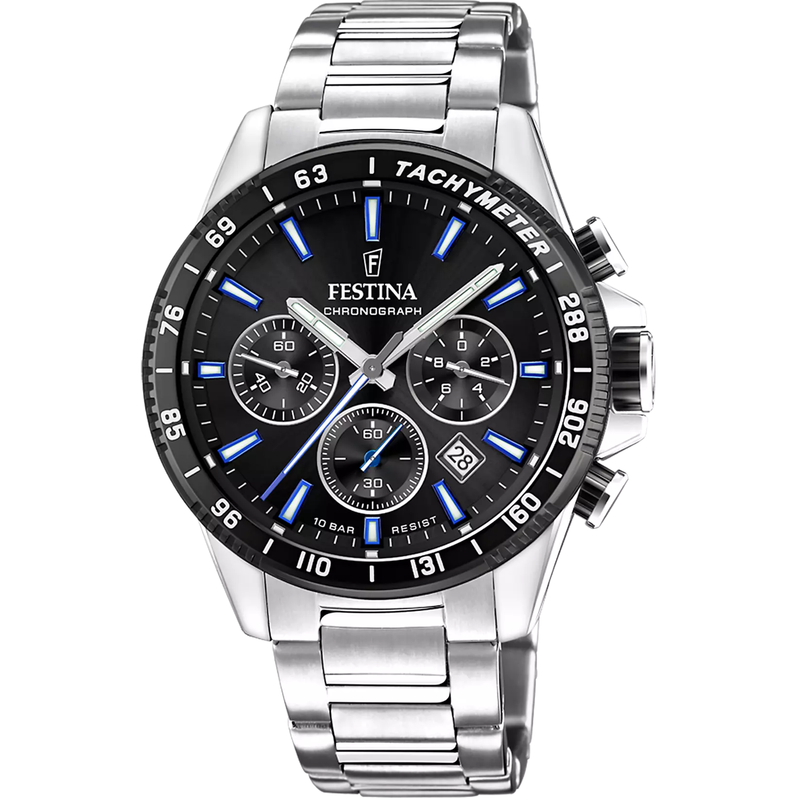 OROLOGIO FESTINA F20560/5 NERO BRACCIALE IN ACIAIO, UOMO