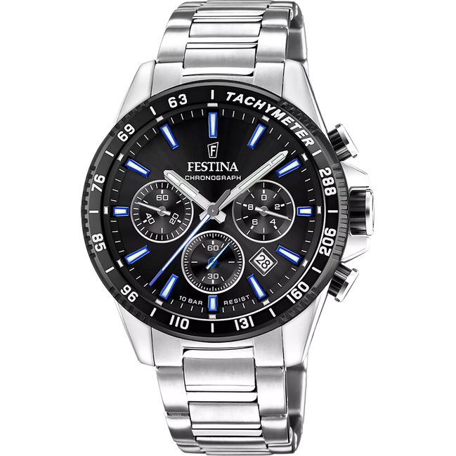 OROLOGIO FESTINA F20560/5 NERO BRACCIALE IN ACIAIO, UOMO