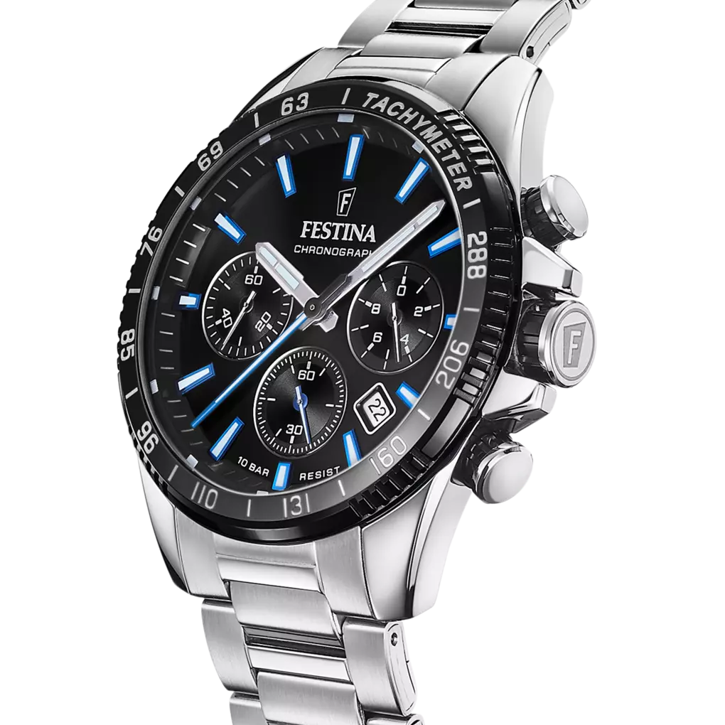 OROLOGIO FESTINA F20560/5 NERO BRACCIALE IN ACIAIO, UOMO