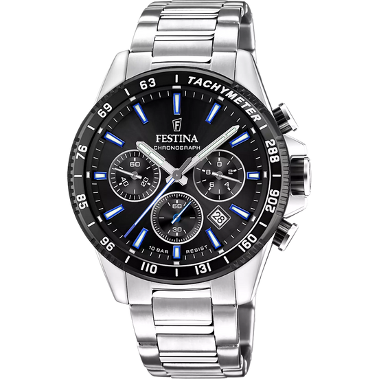 OROLOGIO FESTINA F20560/5 NERO BRACCIALE IN ACIAIO, UOMO