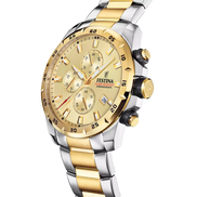 OROLOGIO FESTINA F20562/1 CON CINTURINO IN ACCIAIO COLOR CHAMPAGNE, UOMO