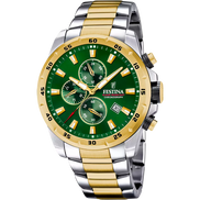 Festina orologio verde bracciale in acciaio uomo F20562/3