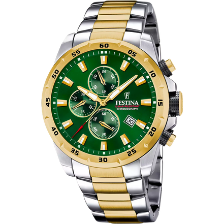 Festina orologio verde bracciale in acciaio uomo F20562/3