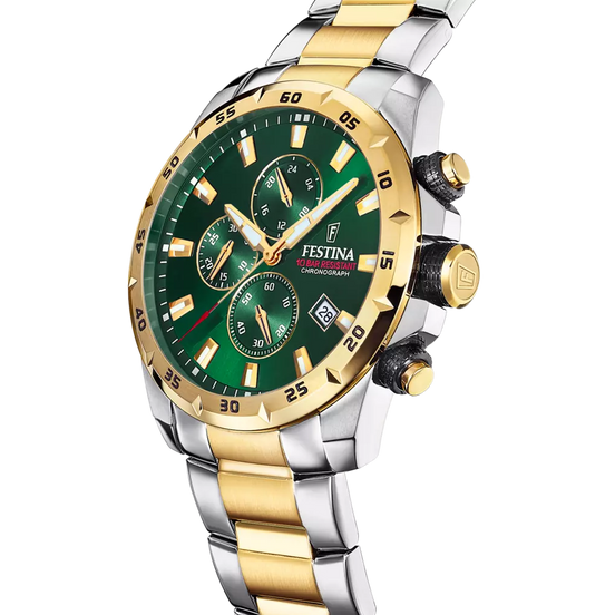 Festina orologio verde bracciale in acciaio uomo F20562/3
