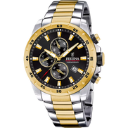Festina orologio nero bracciale in acciaio uomo F20562/4