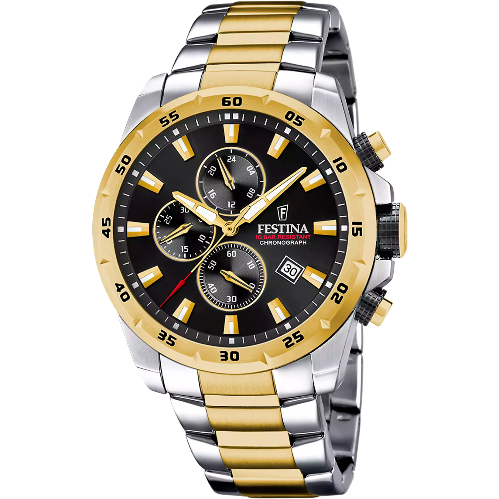 Festina orologio nero bracciale in acciaio uomo F20562/4